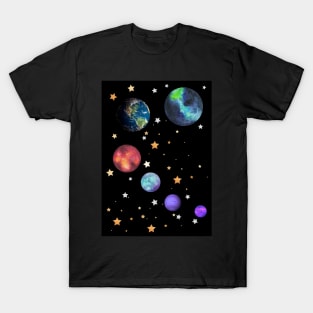 Space solar system - Astronomy T-Shirt